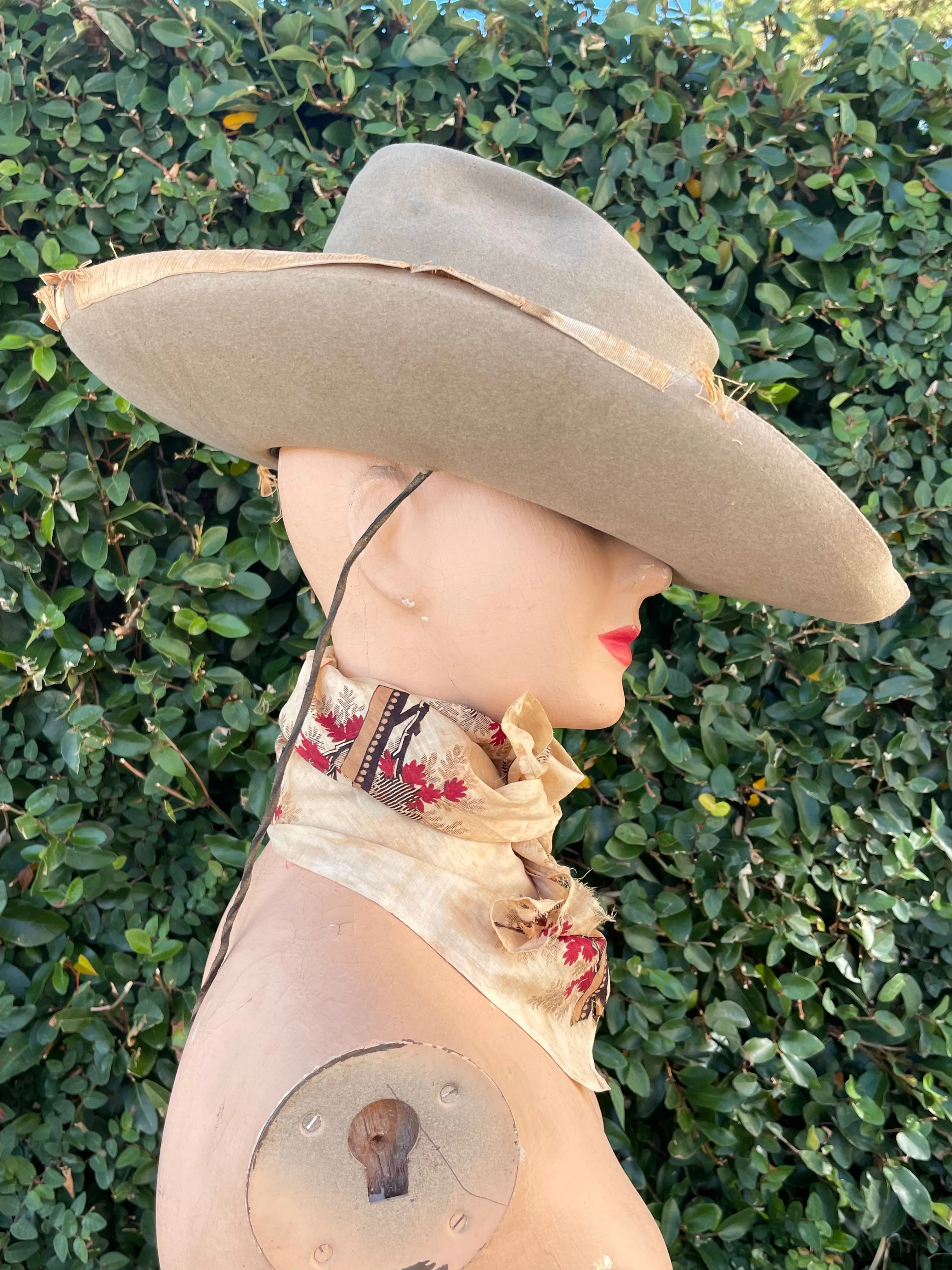 1930s/40s Tom Mix Style "Big Bill" Western Hat