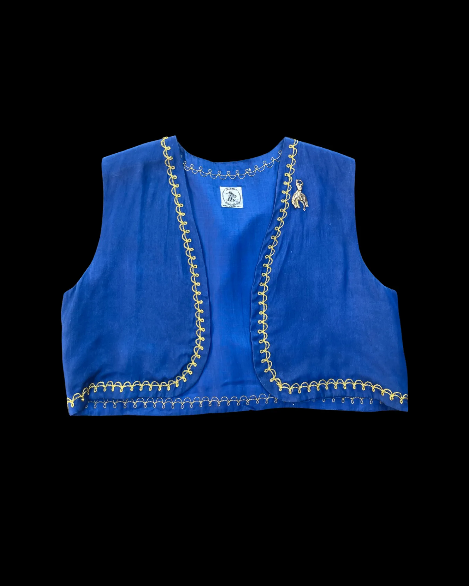 1940s Pendleton Round Up 'Ride 'Em Cowboy' Vest