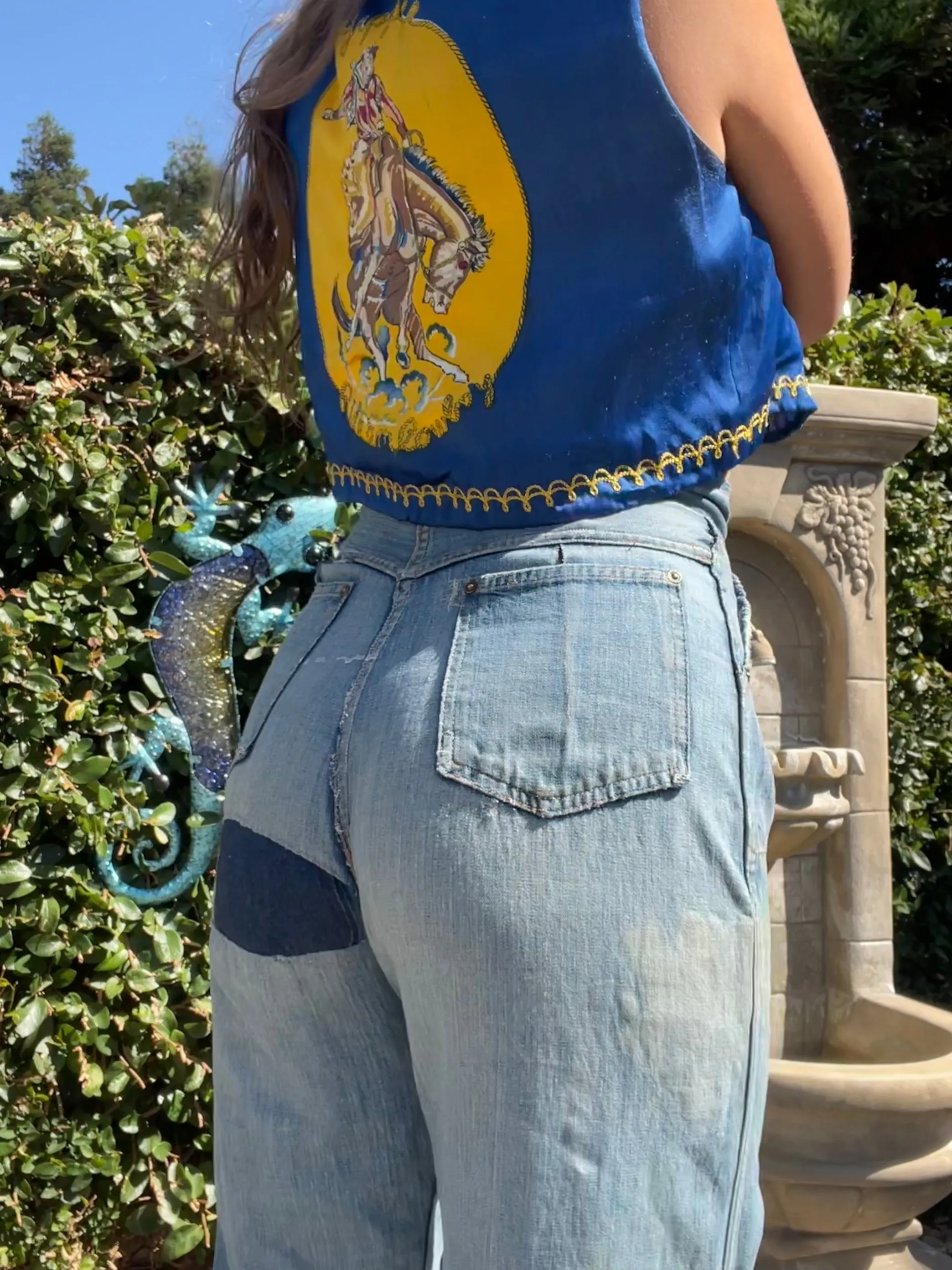 1940s Pendleton Round Up 'Ride 'Em Cowboy' Vest