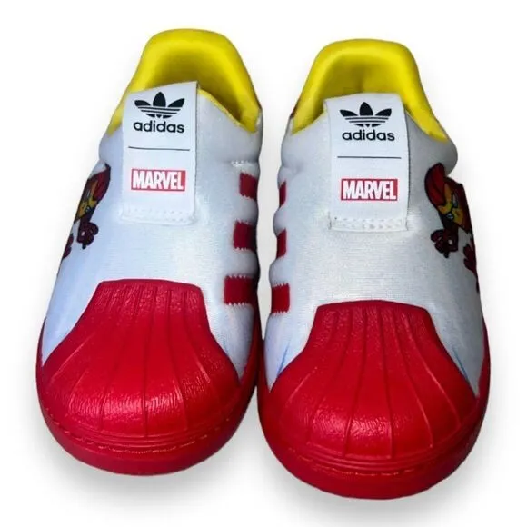 Adidas Marvel x Superstar 360 Slip-on Sneakers Infant Iron Man FX4883 Toddler 8