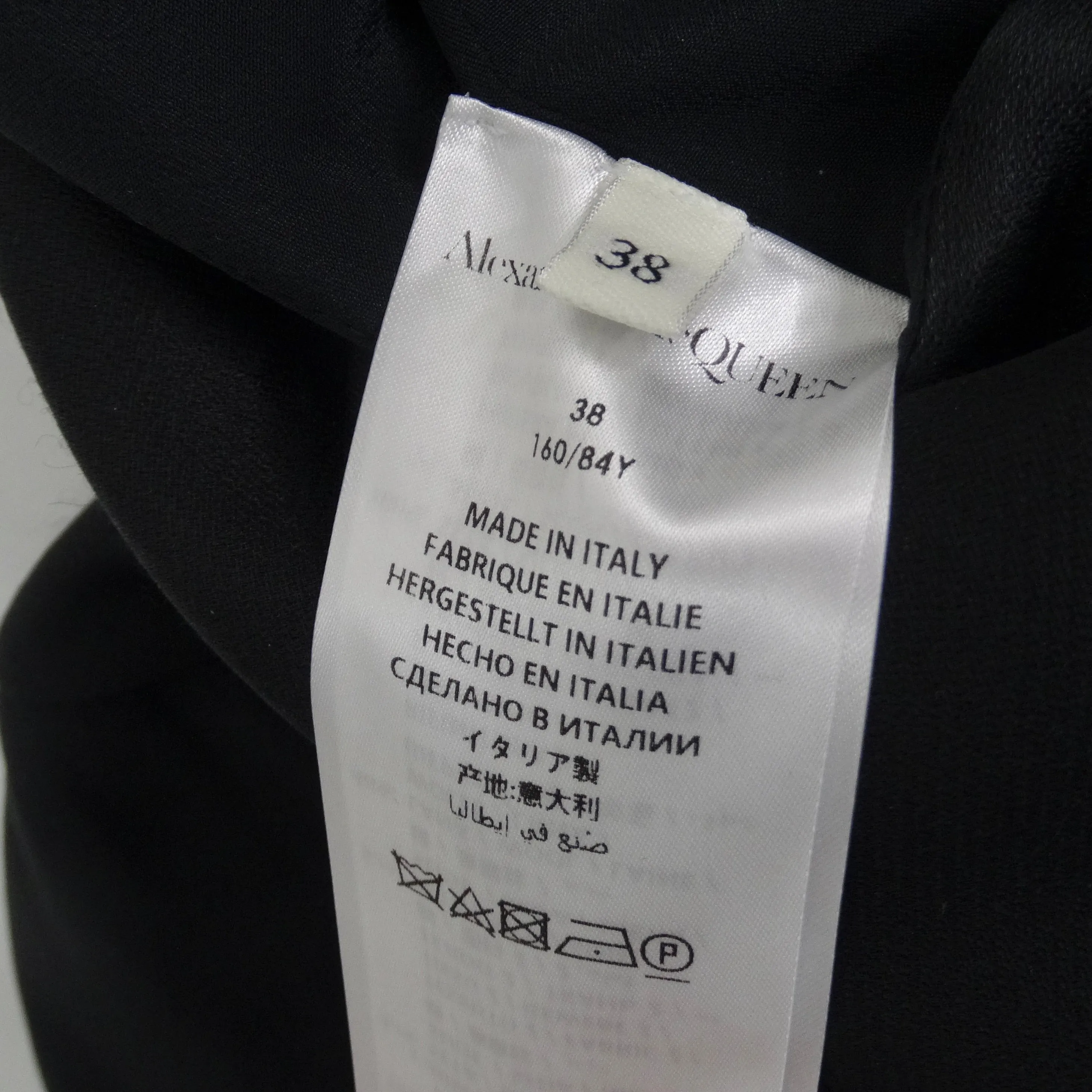 Alexander McQueen Fall 2020 Sheer Gradient Black Maxi Dress