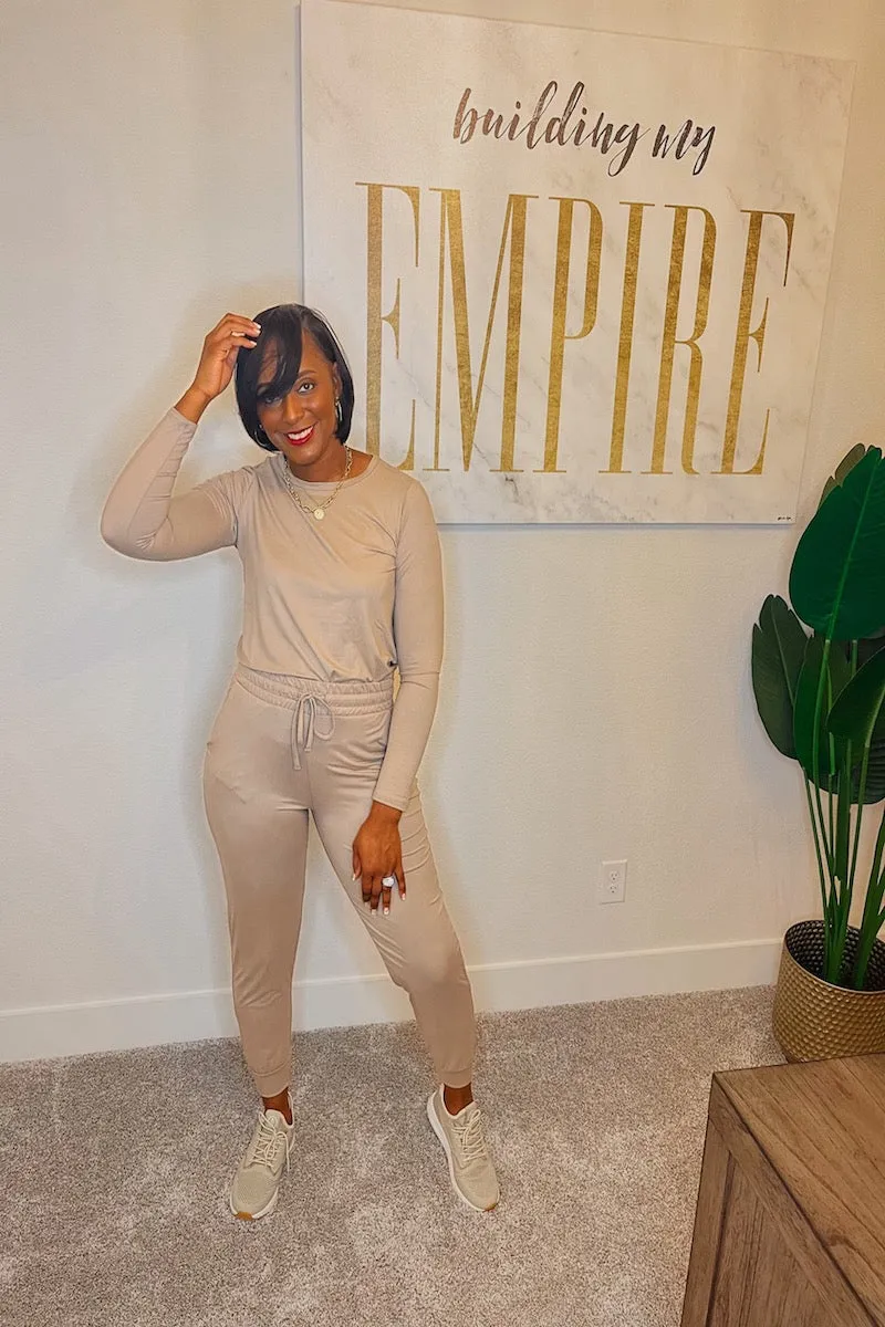 Alma Jogger Set (Ash Mocha)