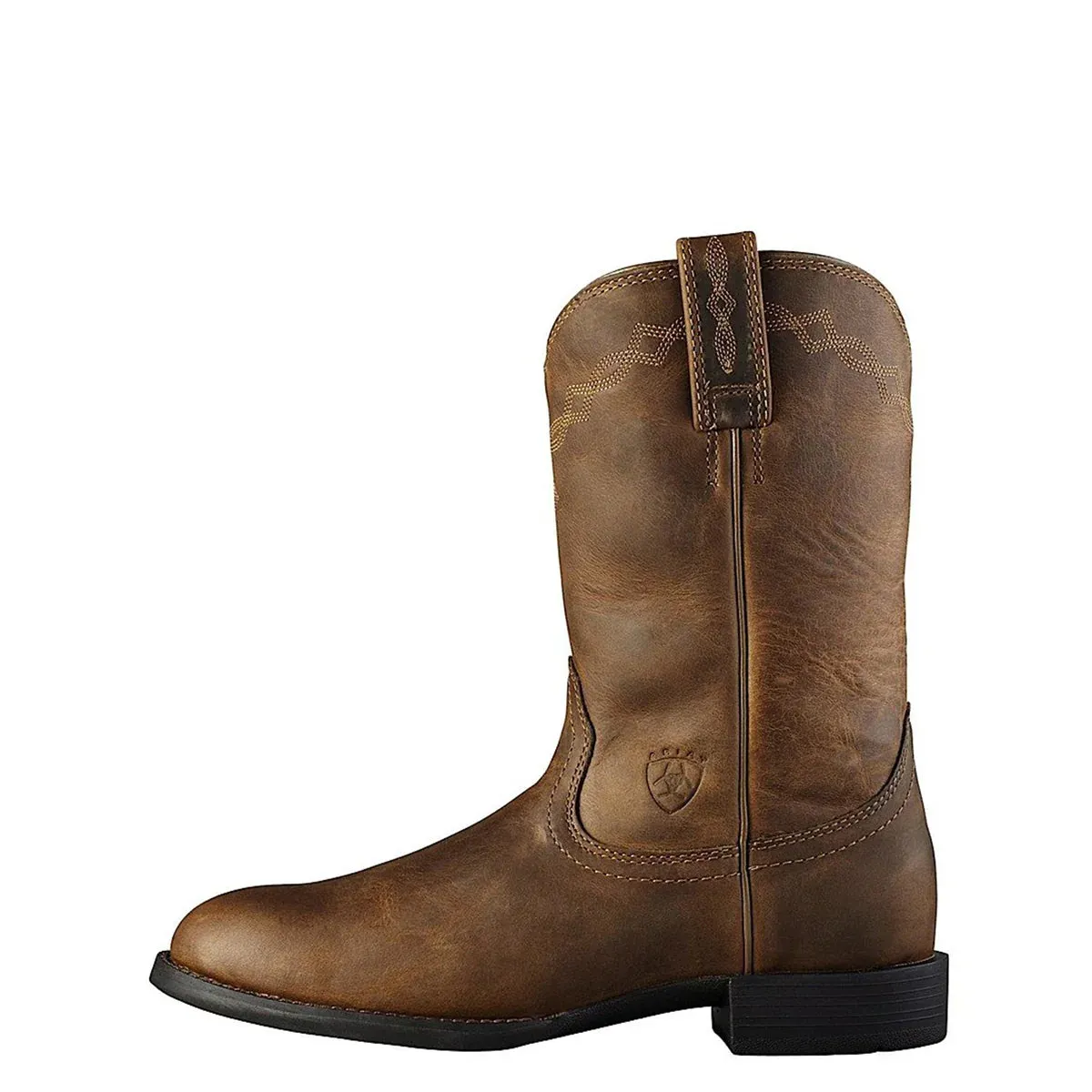 Ariat Kids Heritage Roper Boot Distressed Brown