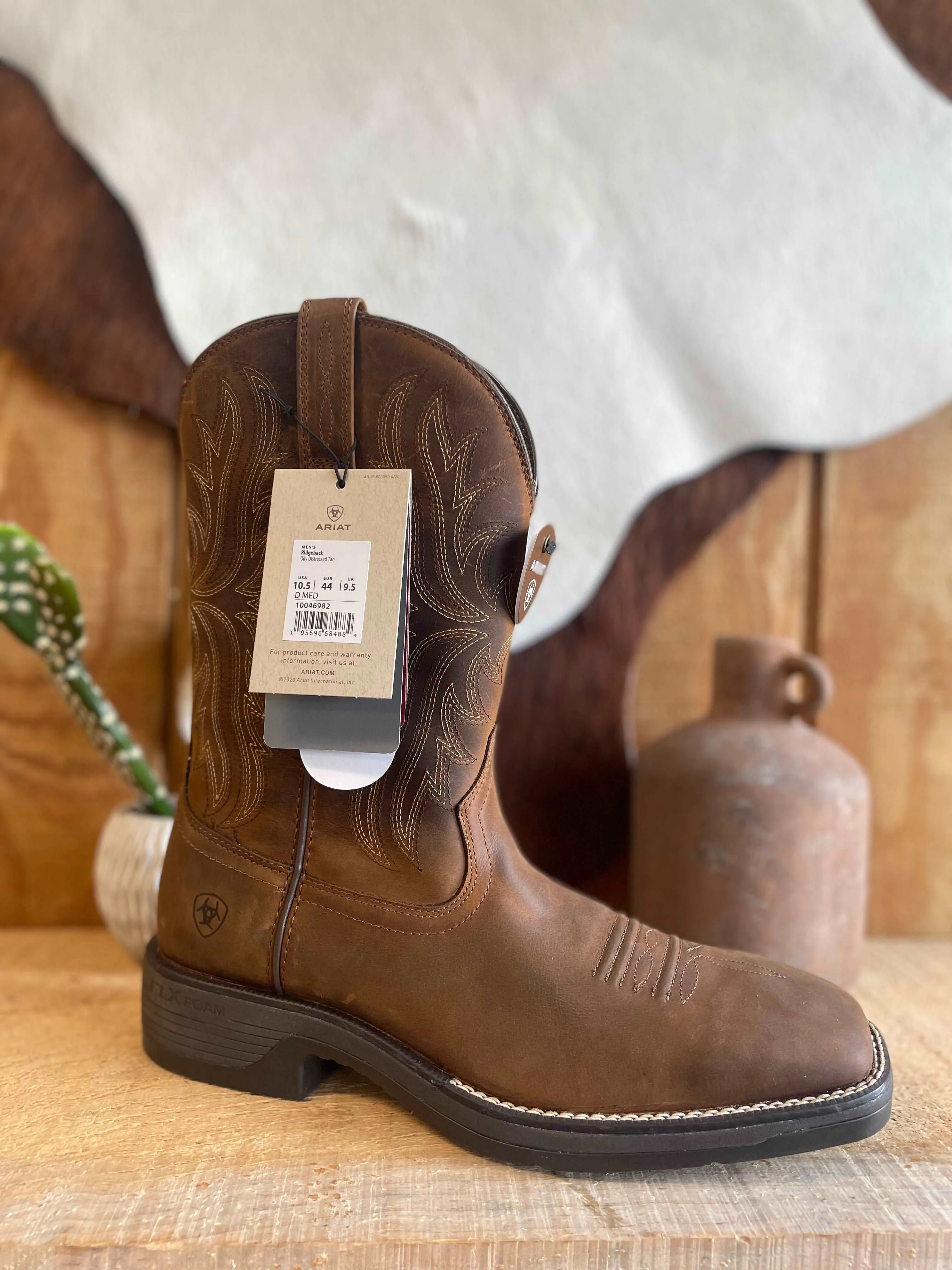 Ariat Mens Hybrid Ranchway Western Boot