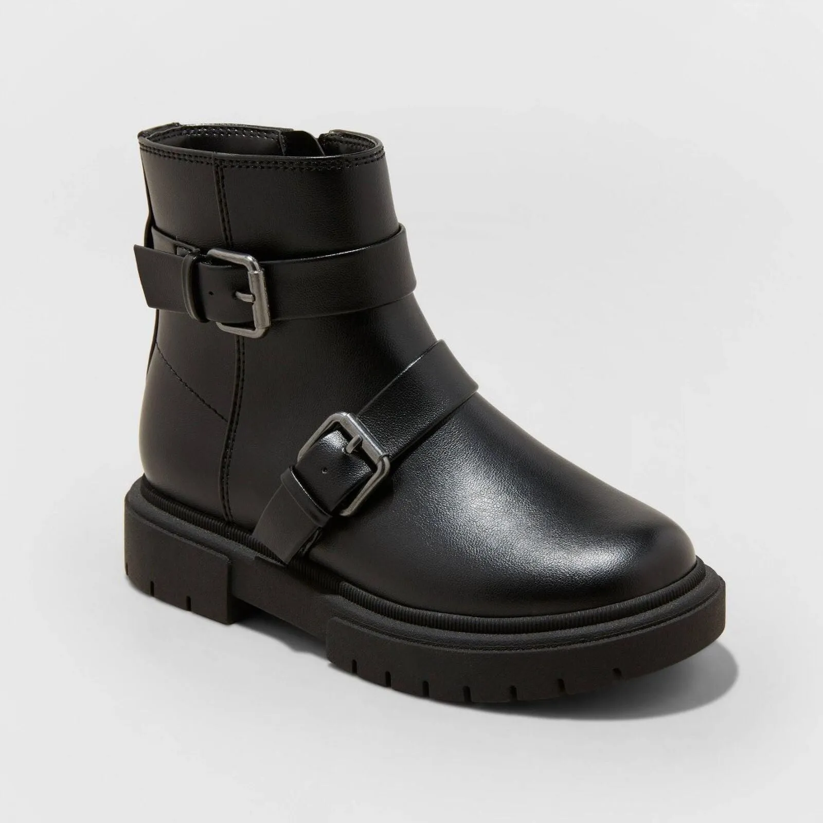 Art Class Girls Cadi Zipper Moto Boots 87831704 Black 1