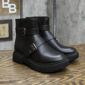 Art Class Girls Cadi Zipper Moto Boots 87831704 Black 1