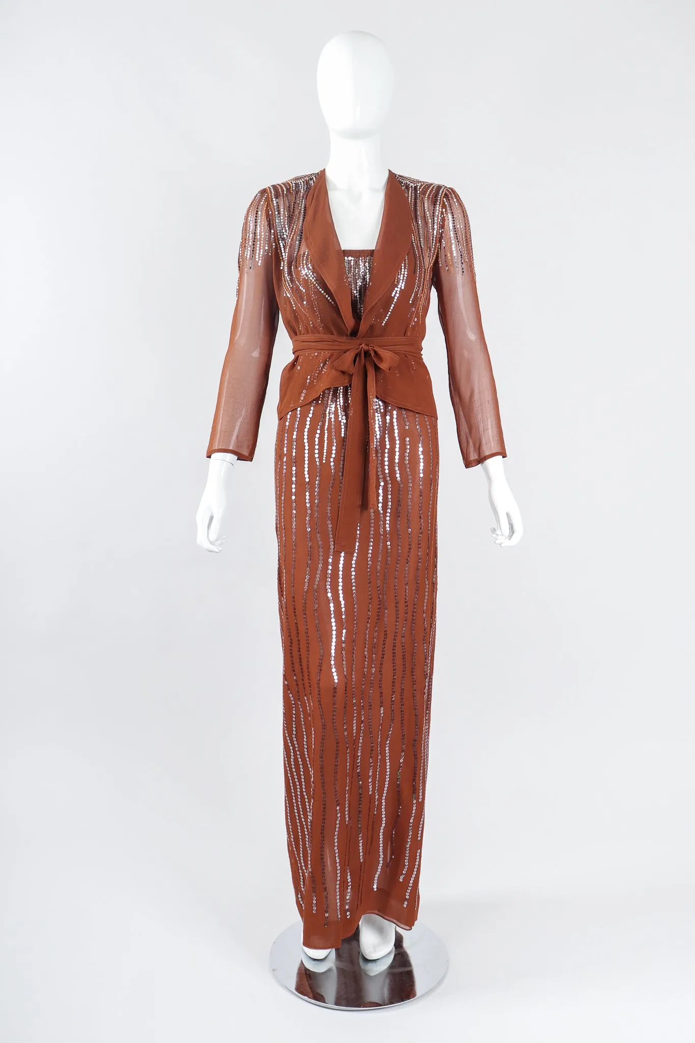 Arturo Herrera Collaboration Chiffon Jacket & Dress Set