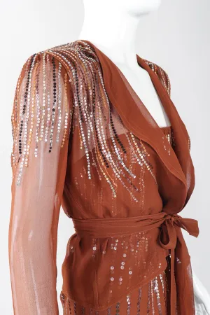 Arturo Herrera Collaboration Chiffon Jacket & Dress Set