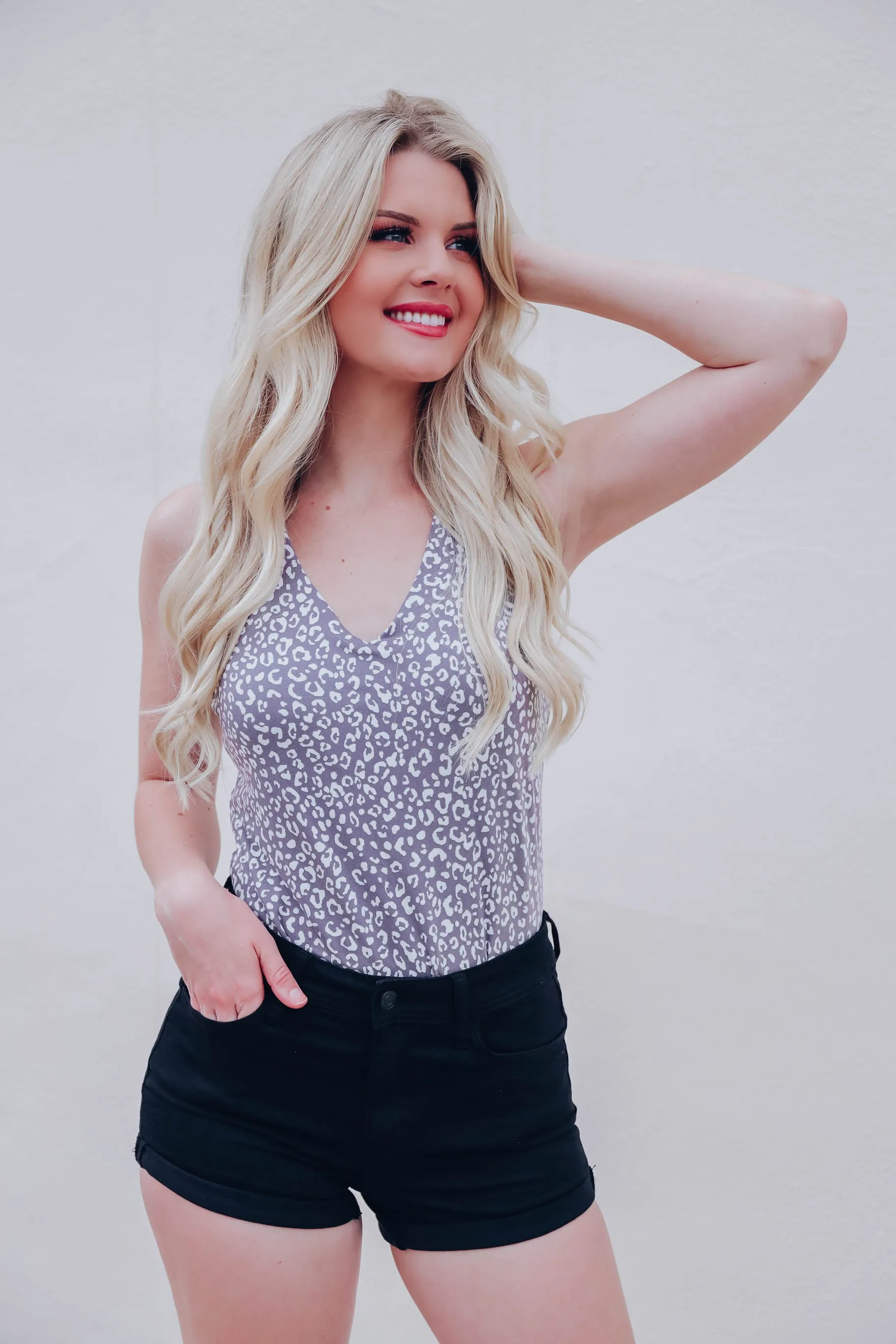 Attention Please Animal Print Bodysuit