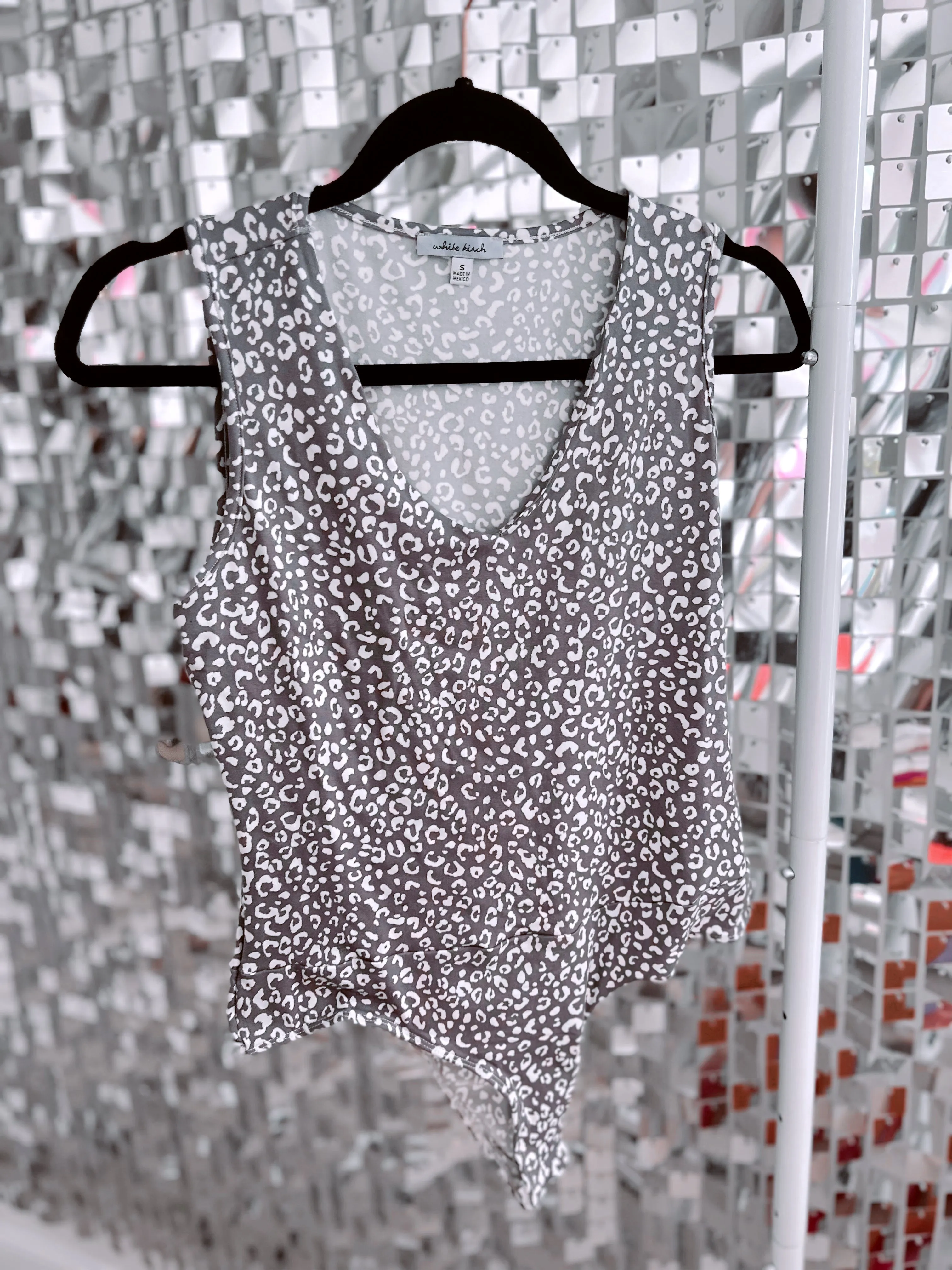 Attention Please Animal Print Bodysuit