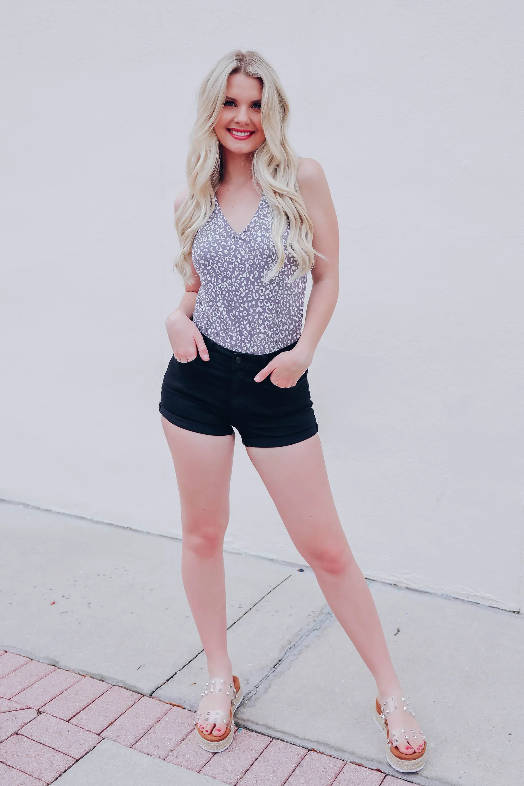 Attention Please Animal Print Bodysuit