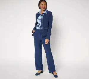 Attitudes by Renee Regular Euro Knit Jacket and Pant Set
