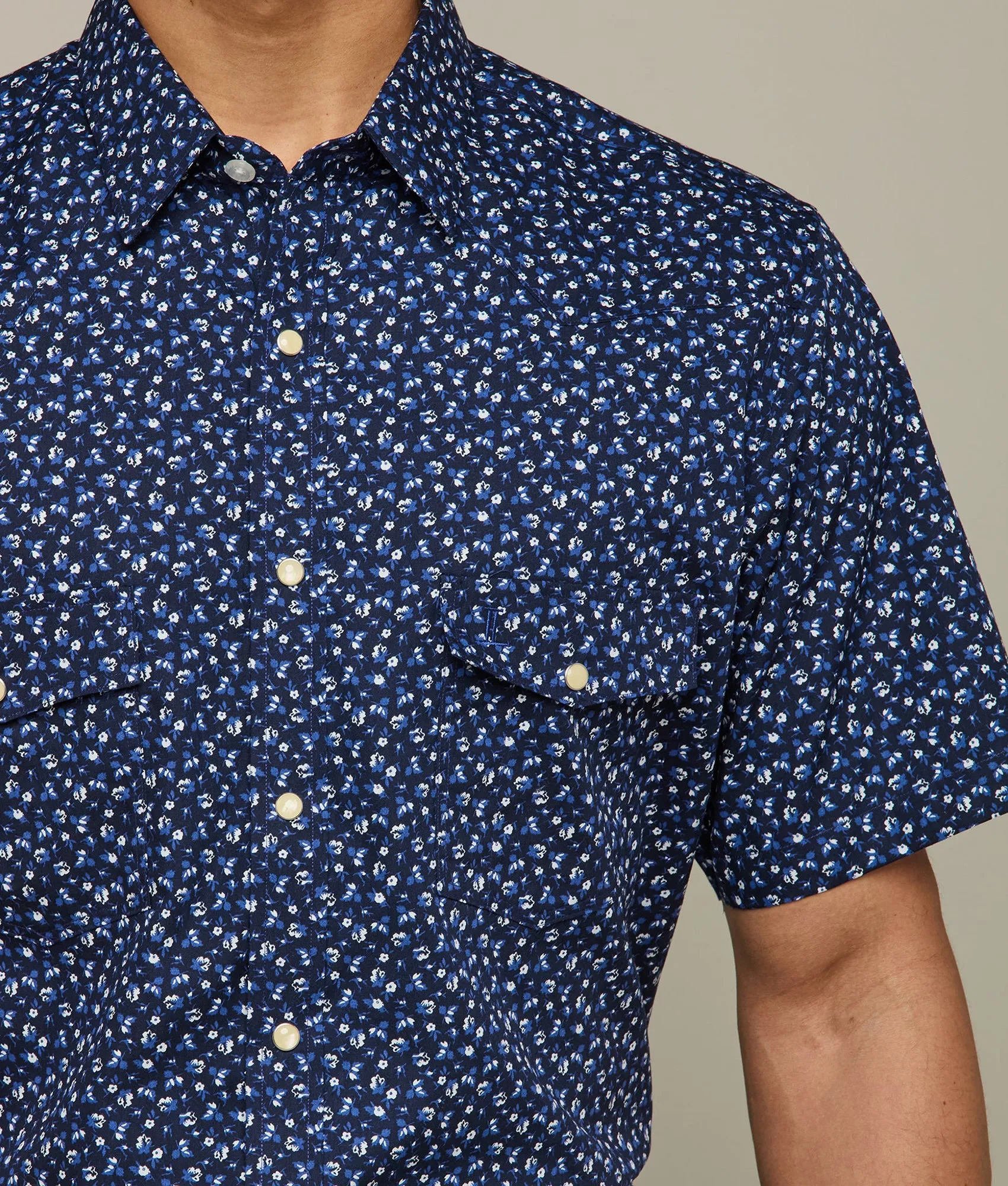 Austin :: Blue/White Floral Print