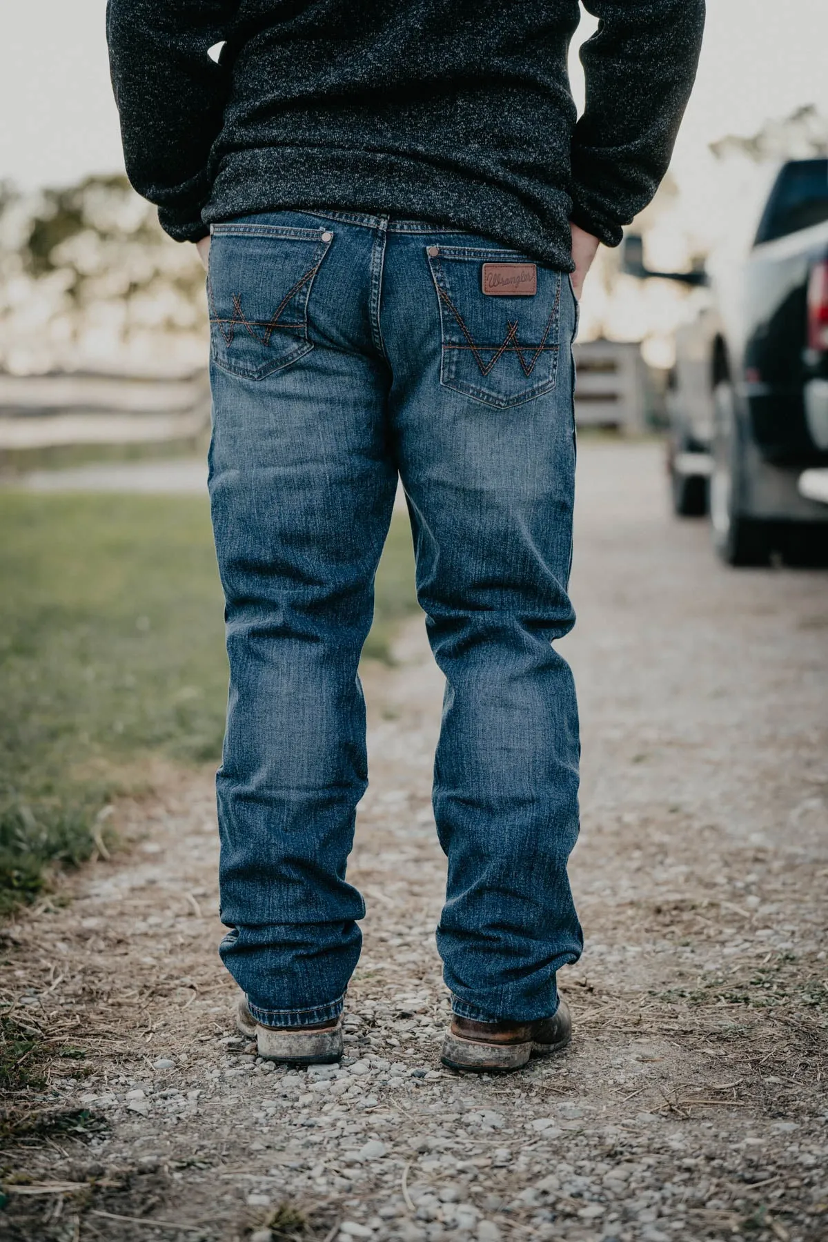 'Austin' Men's Retro Wrangler Slim Straight Jeans
