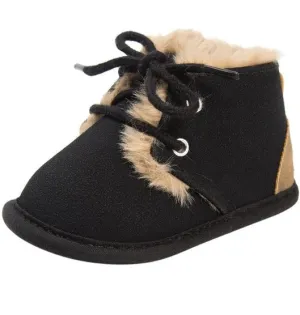 BABY BOOTIES BLACK
