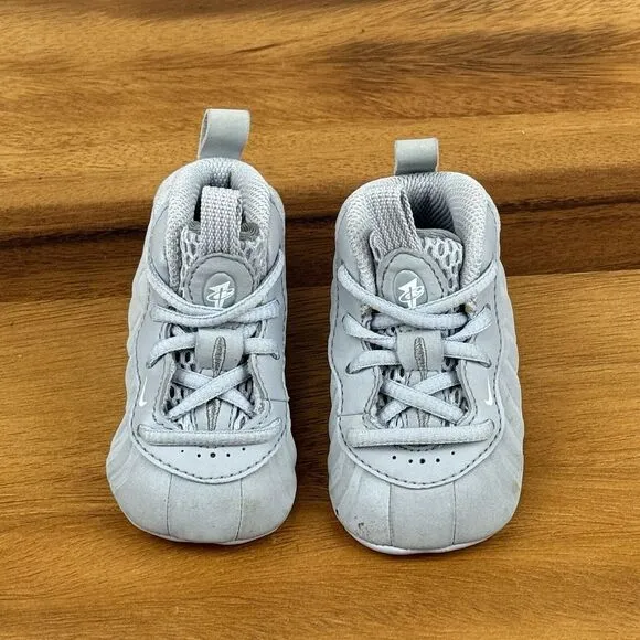 Baby Nike Lil Posite‎ One CB Wolf Grey Athletic Casual Sneakers Shoes Size 2 C