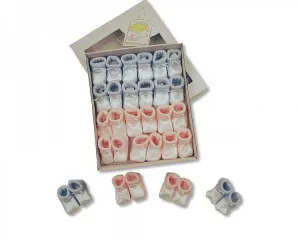 Baby Satin Booties-215a