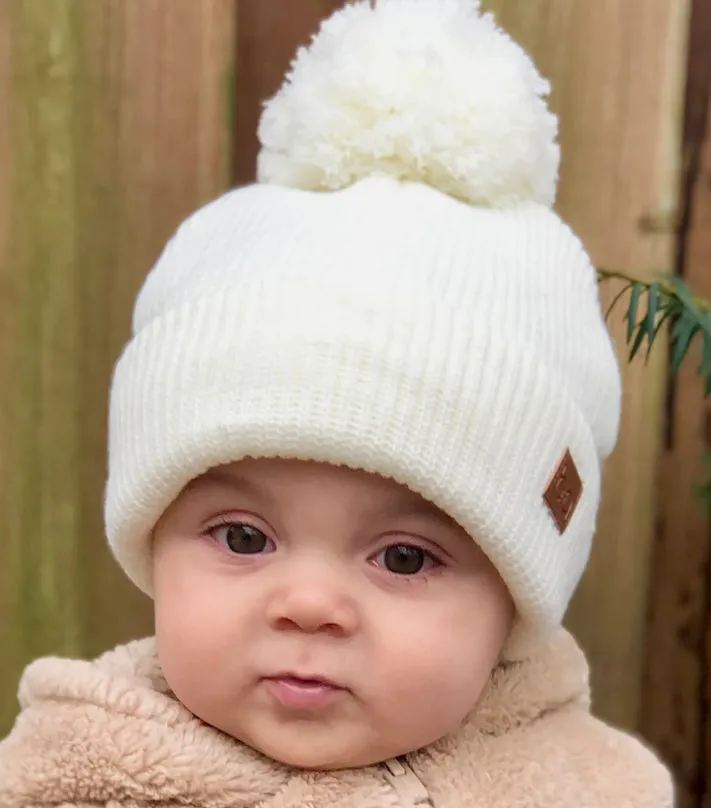 Babyfied - Pompom Toque - Ivory