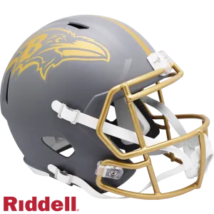 Baltimore Ravens Helmet Riddell Replica Full Size Speed Style Slate Alternate