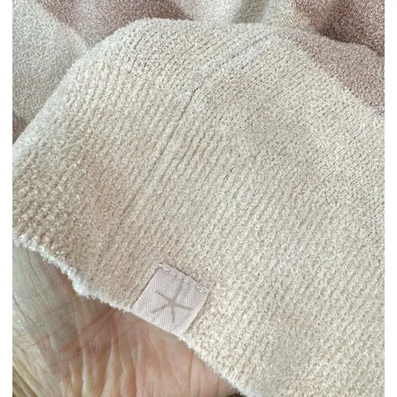 Barefoot Dreams CozyChic Ultra Lite Ocean Reef rose mist sweater sz 1X