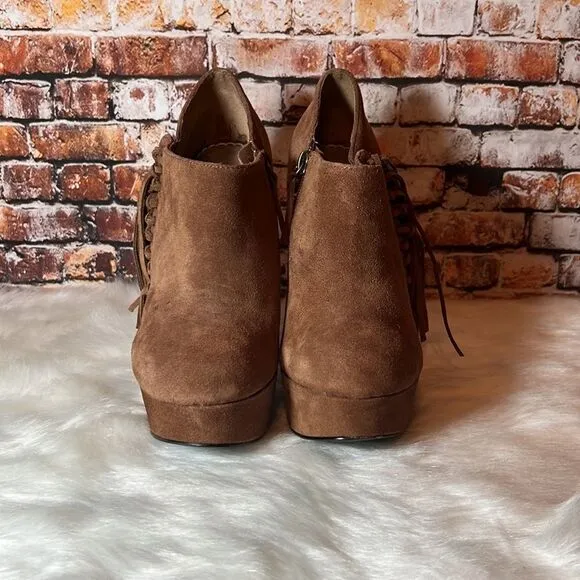 BEBE Heeled Platform Booties