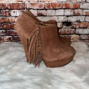 BEBE Heeled Platform Booties