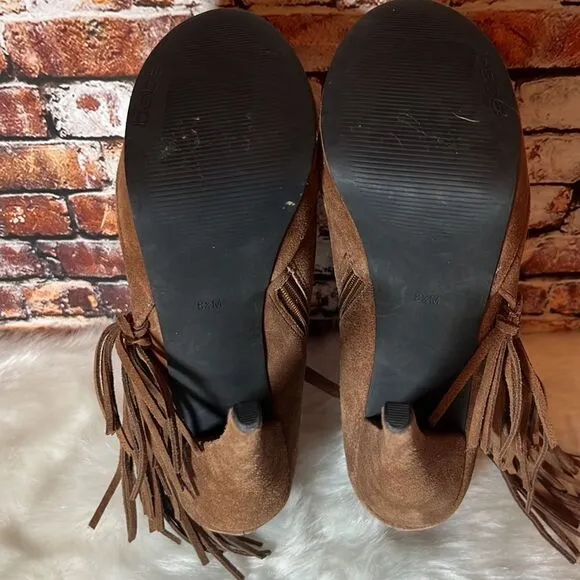 BEBE Heeled Platform Booties