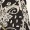 Black Printed Layered Frill Ruched Sleeve Dress
