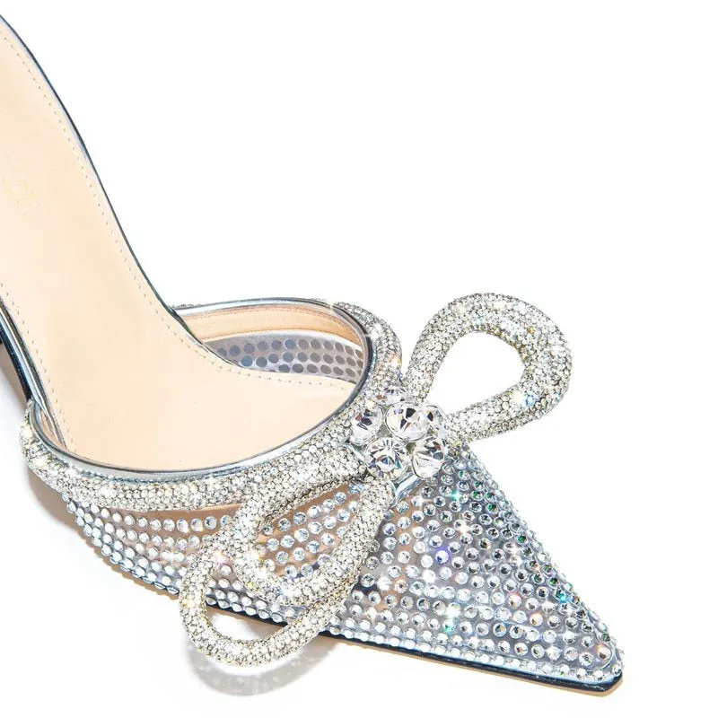 Bling Bling Rhinestones Double bowknot Shoes