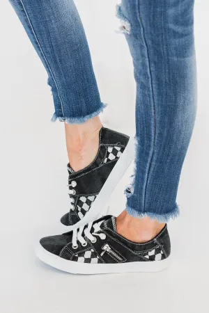 Blowfish Fruit- Black Munky Check Print
