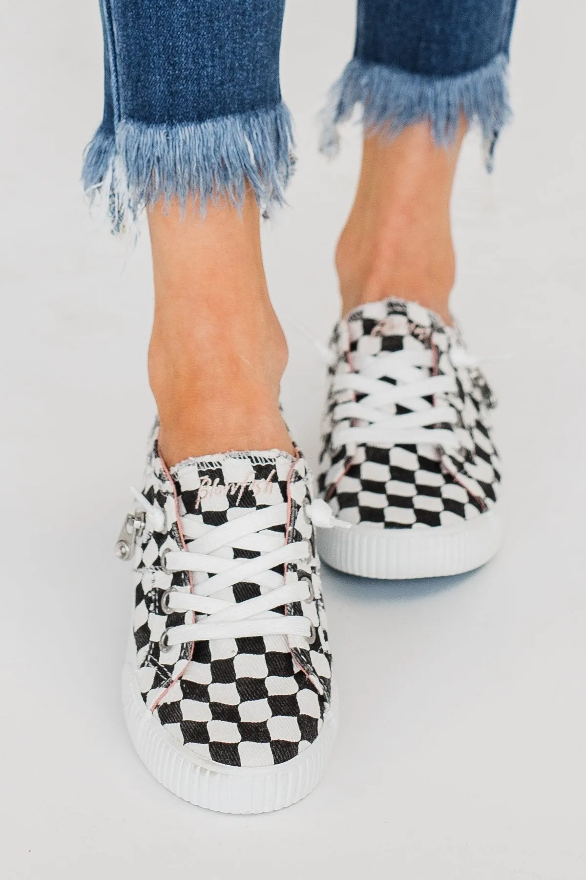 Blowfish Fruit- Off White Munky Check Print