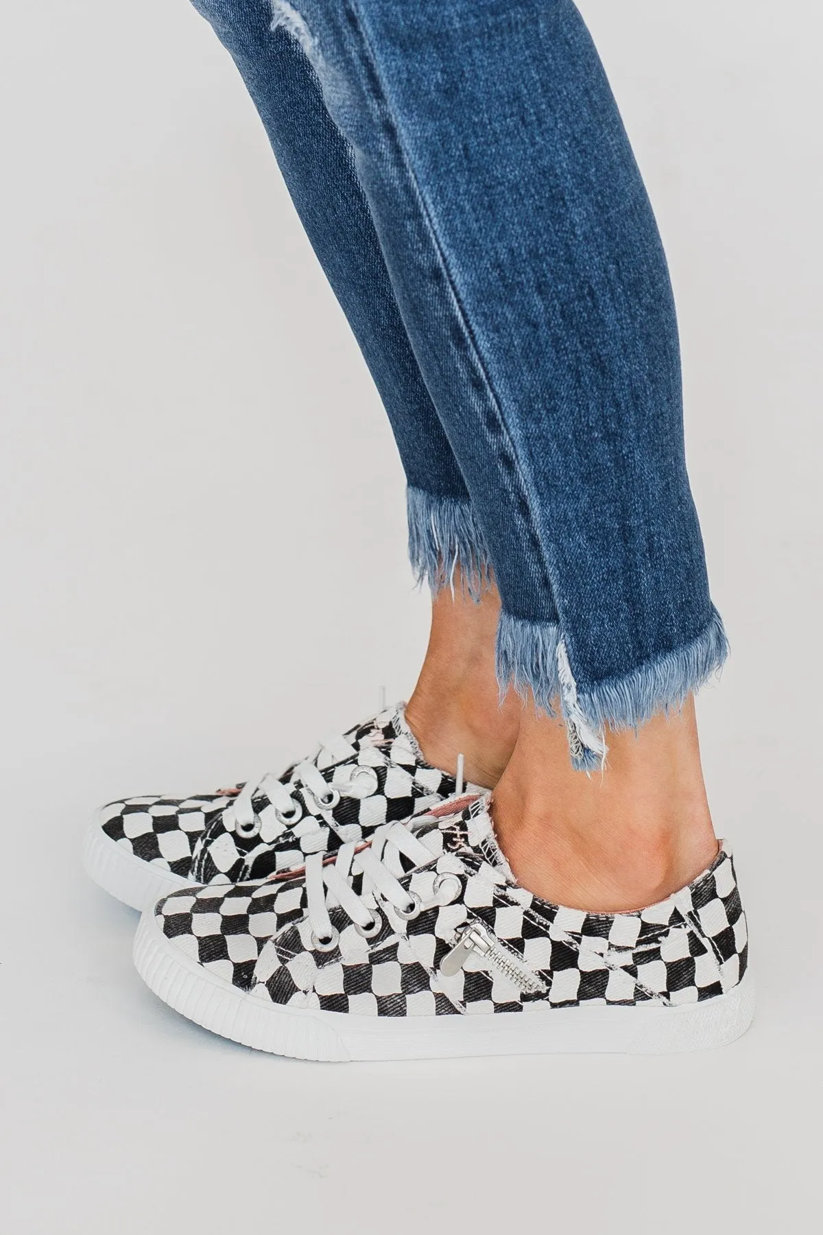 Blowfish Fruit- Off White Munky Check Print
