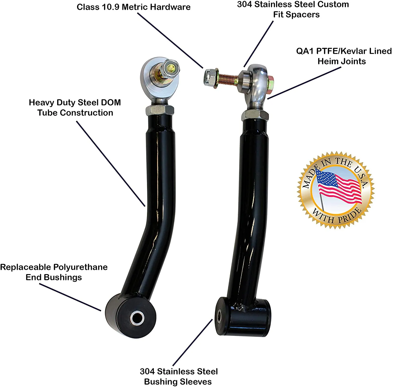 BMW 6-Series Rear Camber Correction Arm Set