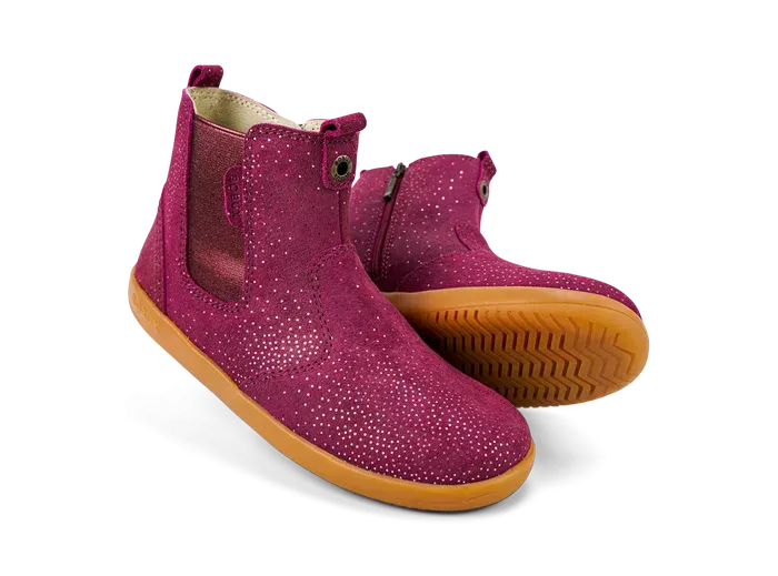 Bobux KP Kid Plus Jodhpur Boysenberry Starburst Boots