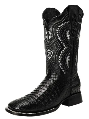 Botas Vaqueras Rodeo Exoticas de Caiman Original para Hombre 'Joe Boots' - ID: 706NE