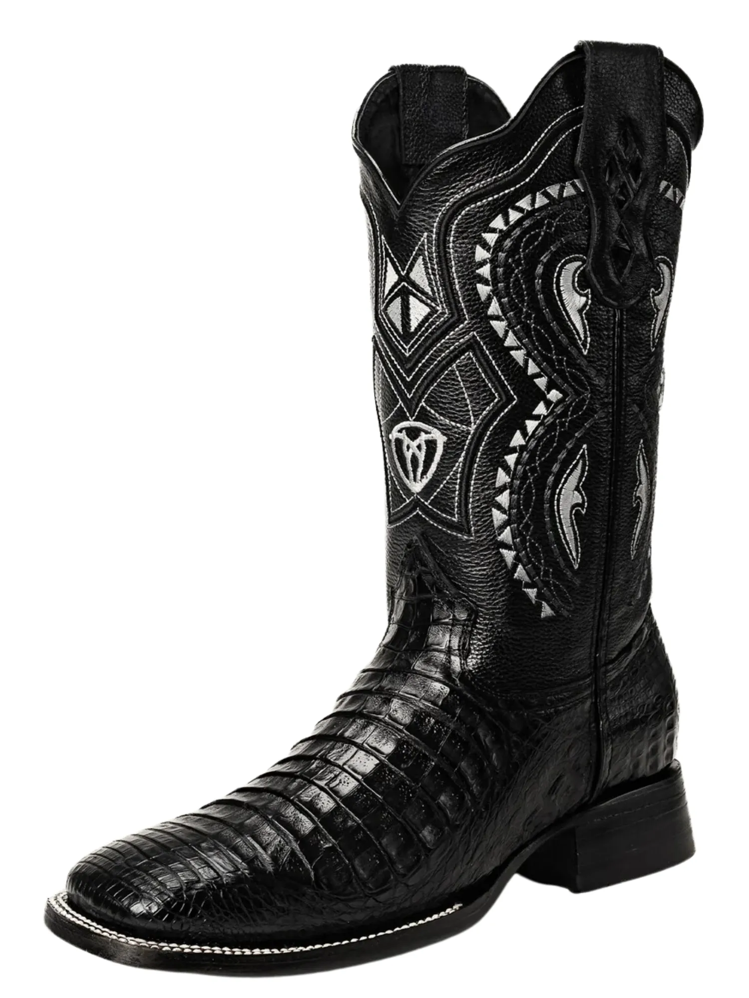 Botas Vaqueras Rodeo Exoticas de Caiman Original para Hombre 'Joe Boots' - ID: 706NE