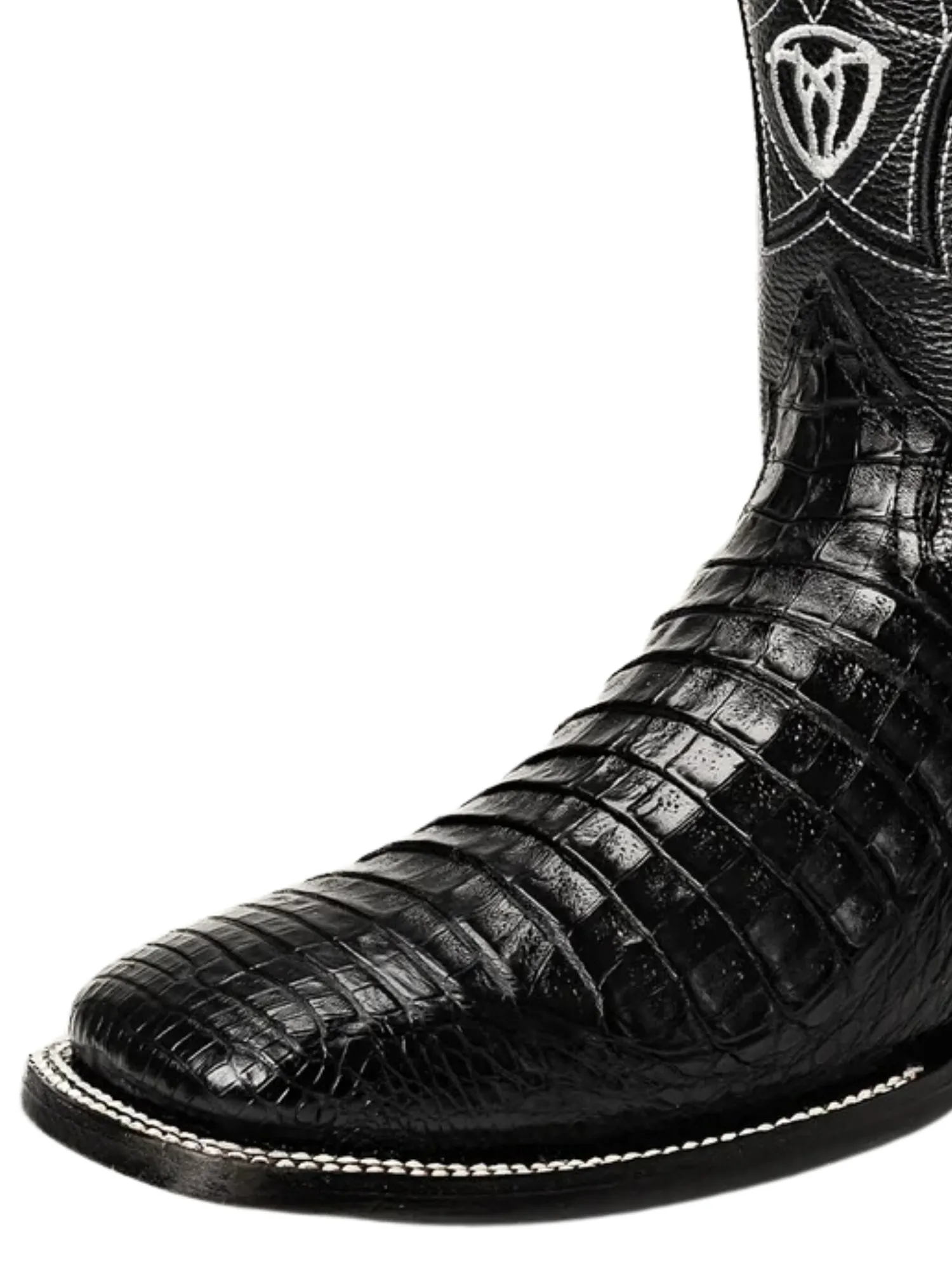 Botas Vaqueras Rodeo Exoticas de Caiman Original para Hombre 'Joe Boots' - ID: 706NE