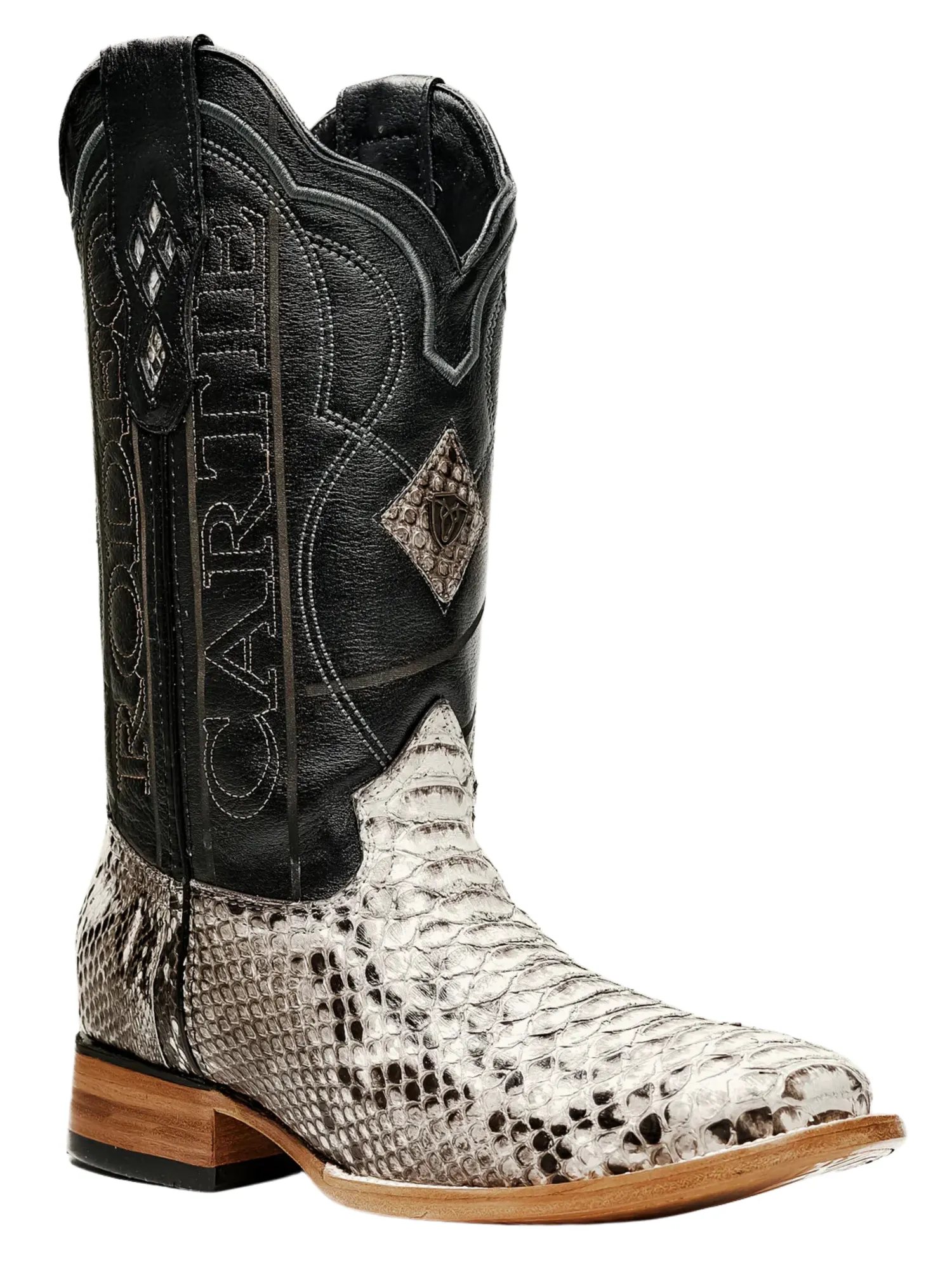 Botas Vaqueras Rodeo Exoticas de Python Original para Hombre 'Rodeo Cartie' - ID: RC-PYT-NA