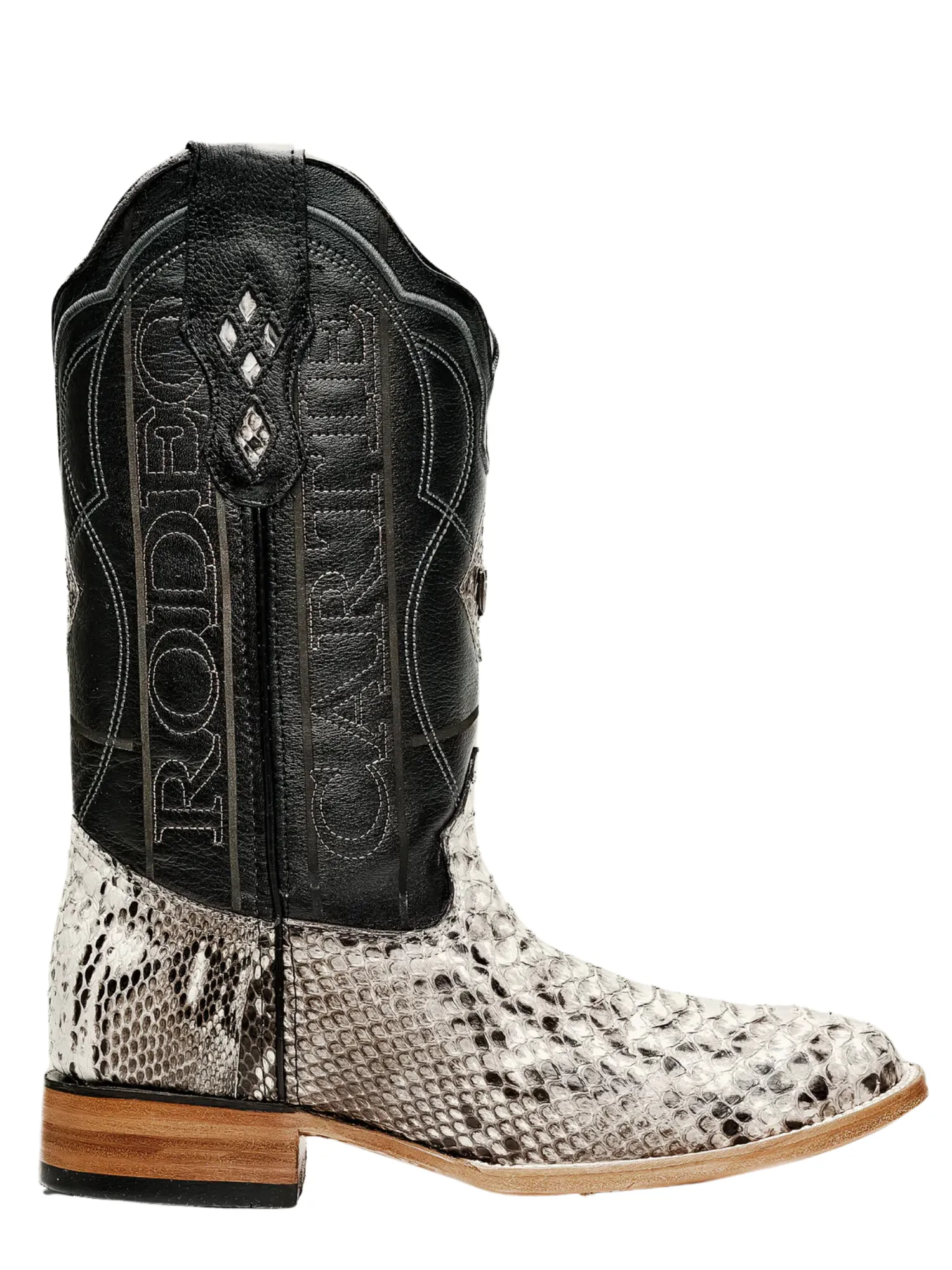 Botas Vaqueras Rodeo Exoticas de Python Original para Hombre 'Rodeo Cartie' - ID: RC-PYT-NA