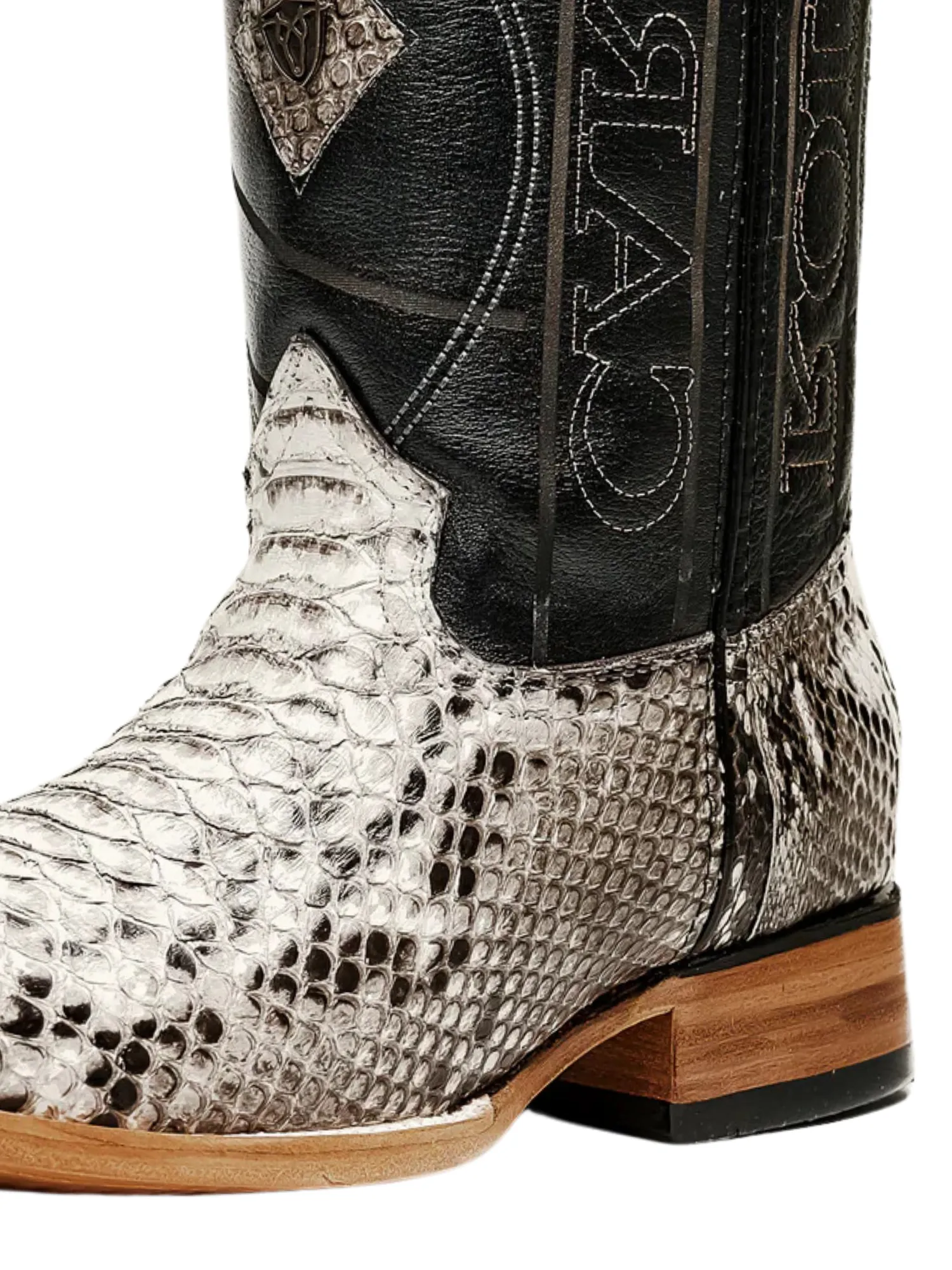 Botas Vaqueras Rodeo Exoticas de Python Original para Hombre 'Rodeo Cartie' - ID: RC-PYT-NA