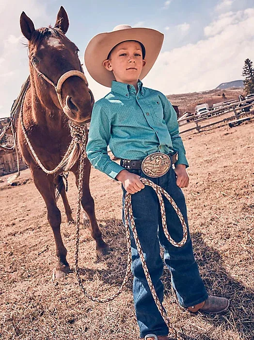 BOY'S PREWASHED COWBOY CUT® ORIGINAL FIT JEAN IN PREWASHED INDIGO | 13mwzbp