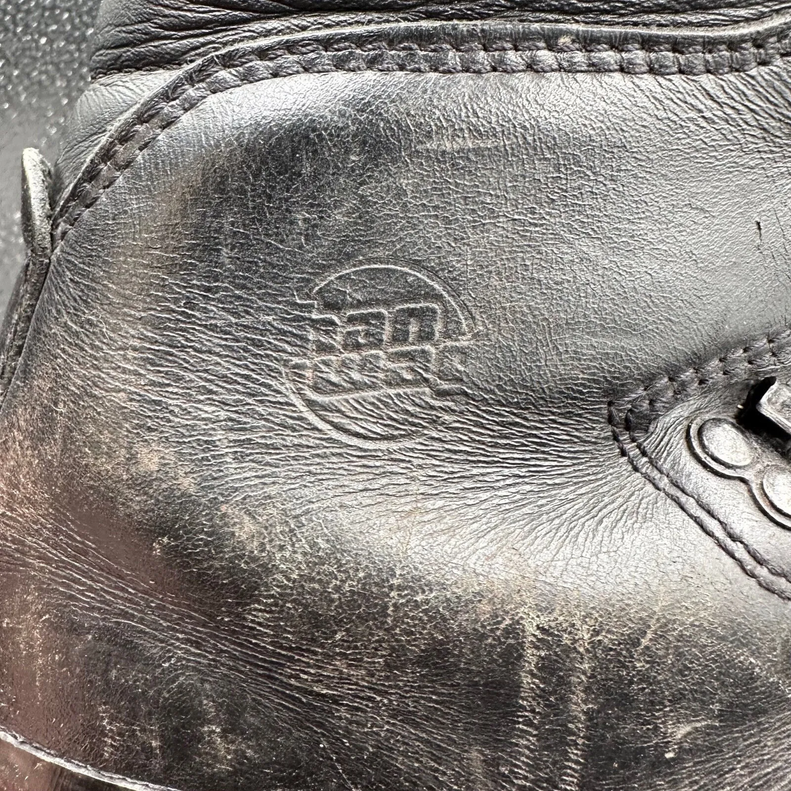 British Army Black Leather Heavy Duty Combat Boots - Size EU 43 - UK 9