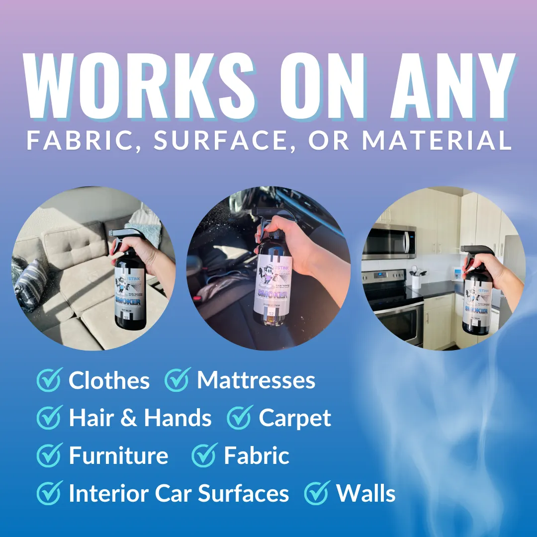 Buy 2 Get 1 FREE - Two Smoke Odor Eliminating Sprays (Sky Blue)   One For Any Odor Eliminating Spray (Tranquility) 16 oz