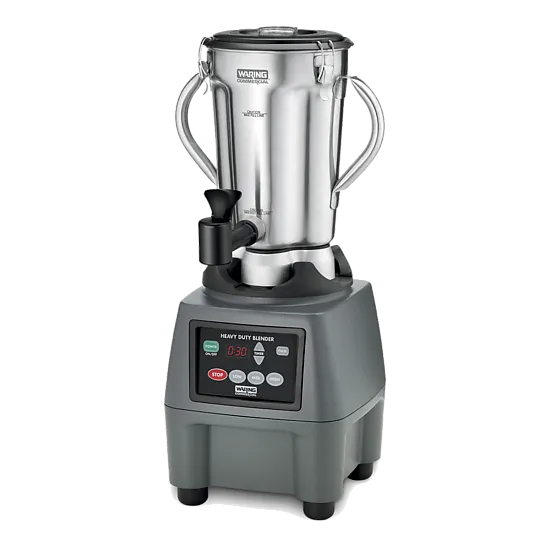 CB15TSF Heavy-Duty One Gallon Food Blender with Spigot & Timer by Waring Commercial