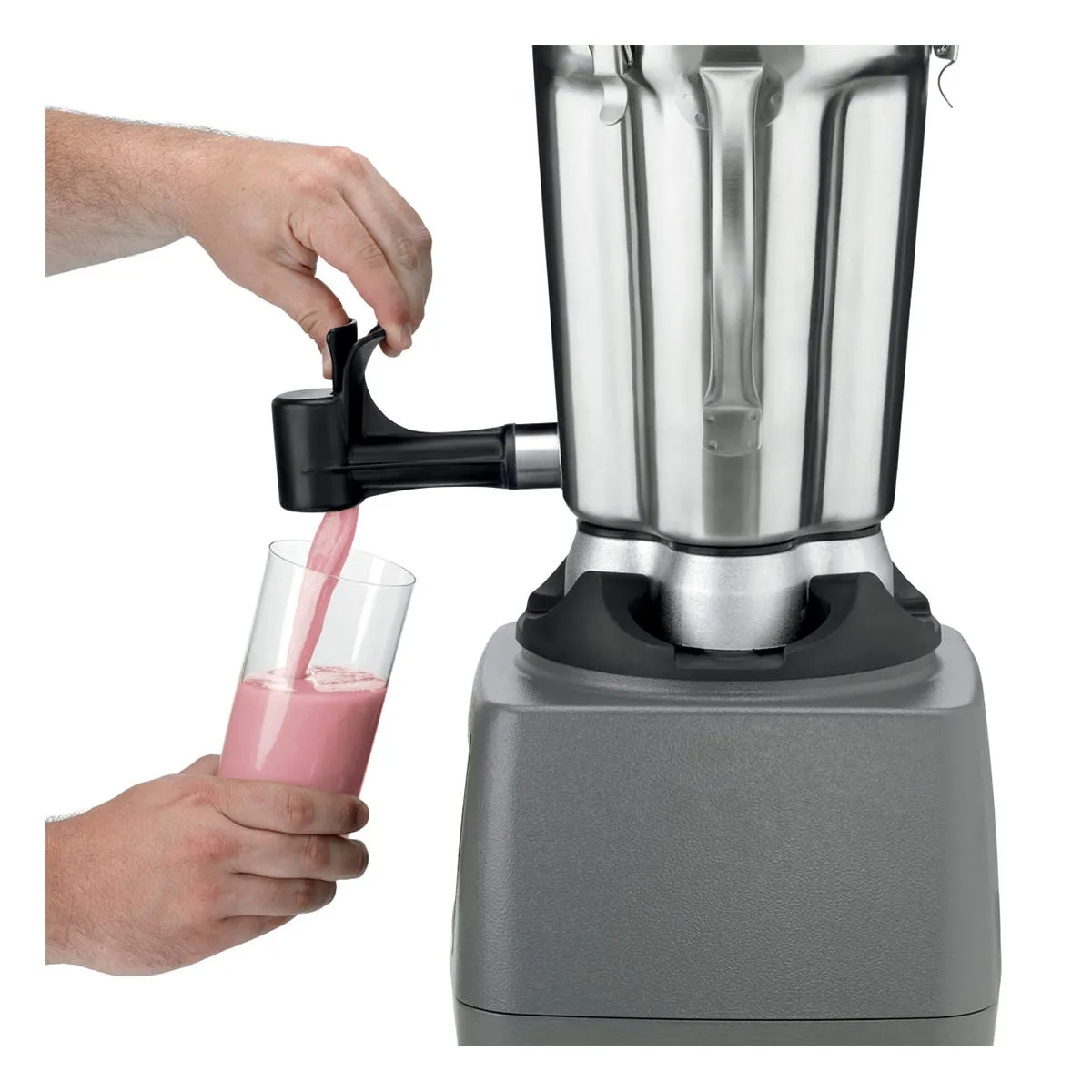 CB15TSF Heavy-Duty One Gallon Food Blender with Spigot & Timer by Waring Commercial