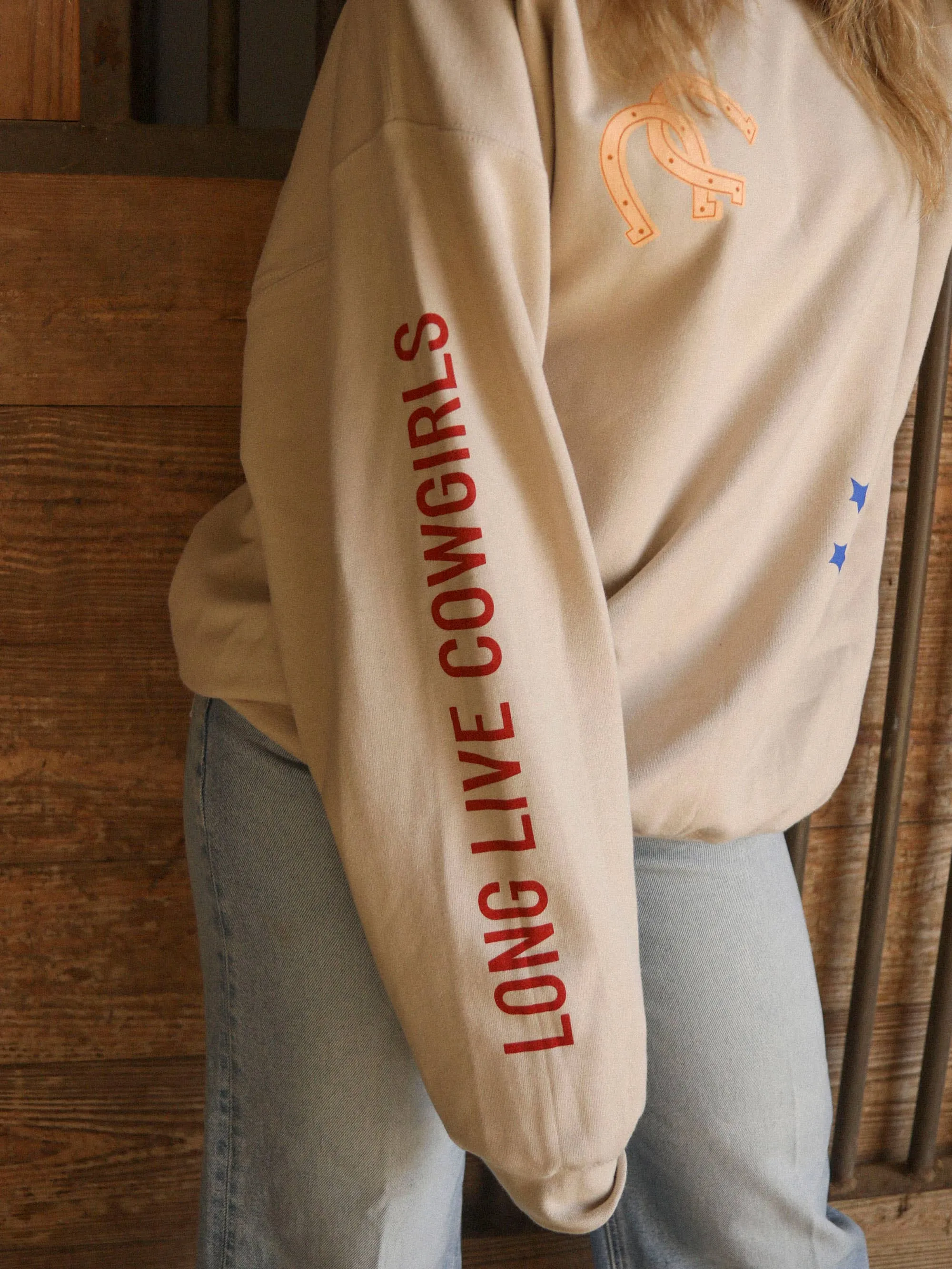 Charlie Cowgirls Patchwork Sweatshirt