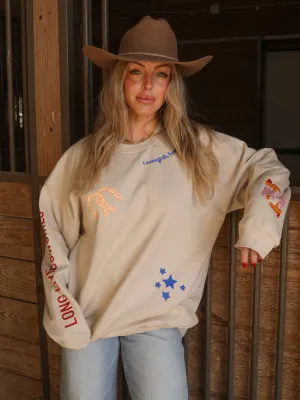 Charlie Cowgirls Patchwork Sweatshirt