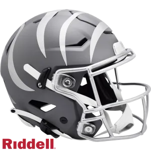 Cincinnati Bengals Helmet Riddell Authentic Full Size SpeedFlex Style Slate Alternate