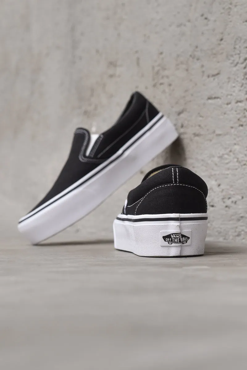 Classic Slip-On Platform - Black