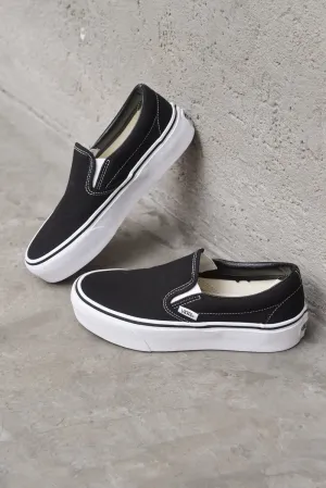 Classic Slip-On Platform - Black